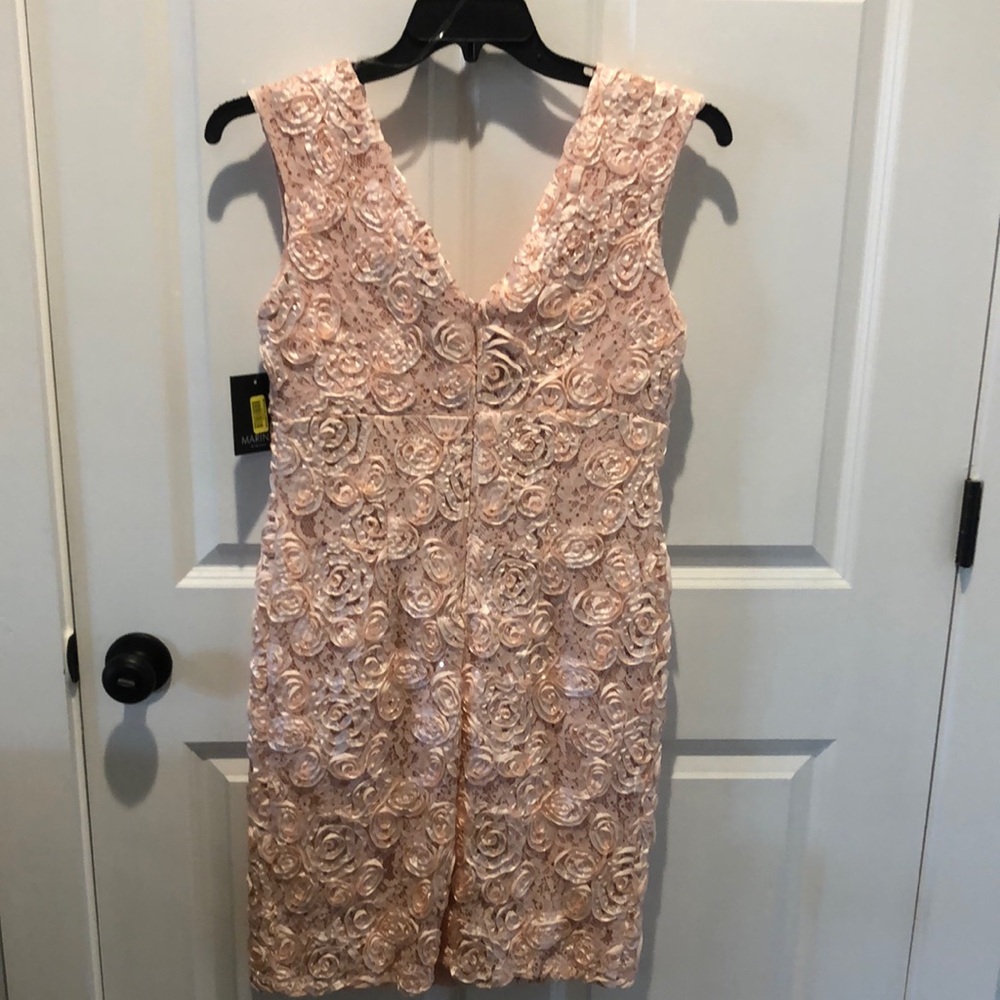 MARINA Cream Mini Dress - Picture 5 of 6